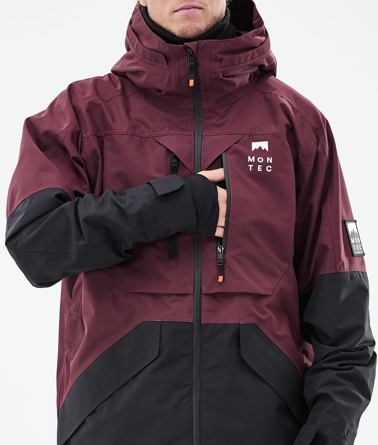 Moss 21 Bunda na Snowboard Pánské Burgundy/Black, Obrázek 12 z 13