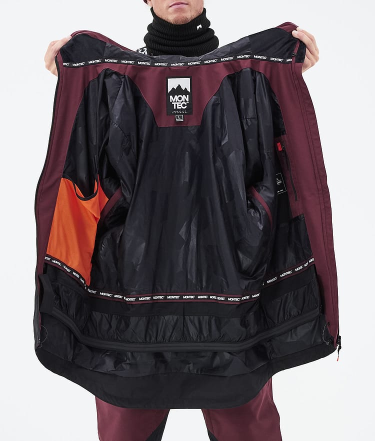 Moss 21 Bunda na Snowboard Pánské Burgundy/Black, Obrázek 13 z 13