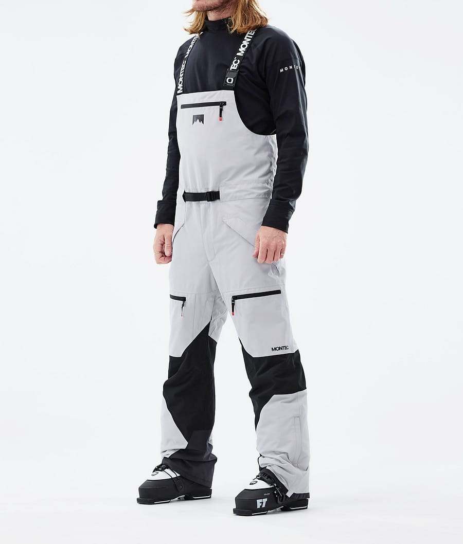 Moss 2021 Pantalon de Ski Homme Light Grey/Black