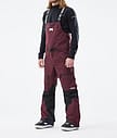 Moss 2021 Pantaloni Snowboard Uomo Burgundy/Black