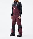 Moss 2021 Lyžařské Kalhoty Pánské Burgundy/Black