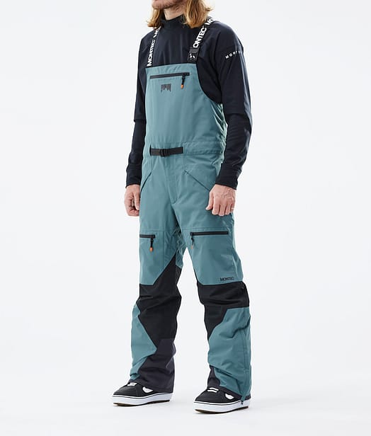 Moss 2021 Kalhoty na Snowboard Pánské Atlantic/Black