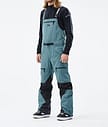 Moss 2021 Spodnie Snowboardowe Mężczyźni Atlantic/Black