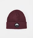 Patch Beanie čepice Pánské Burgundy