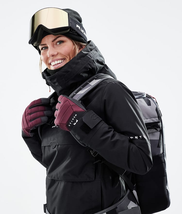 Kilo 21 Lyžařské Rukavice Burgundy, Obrázek 6 z 6