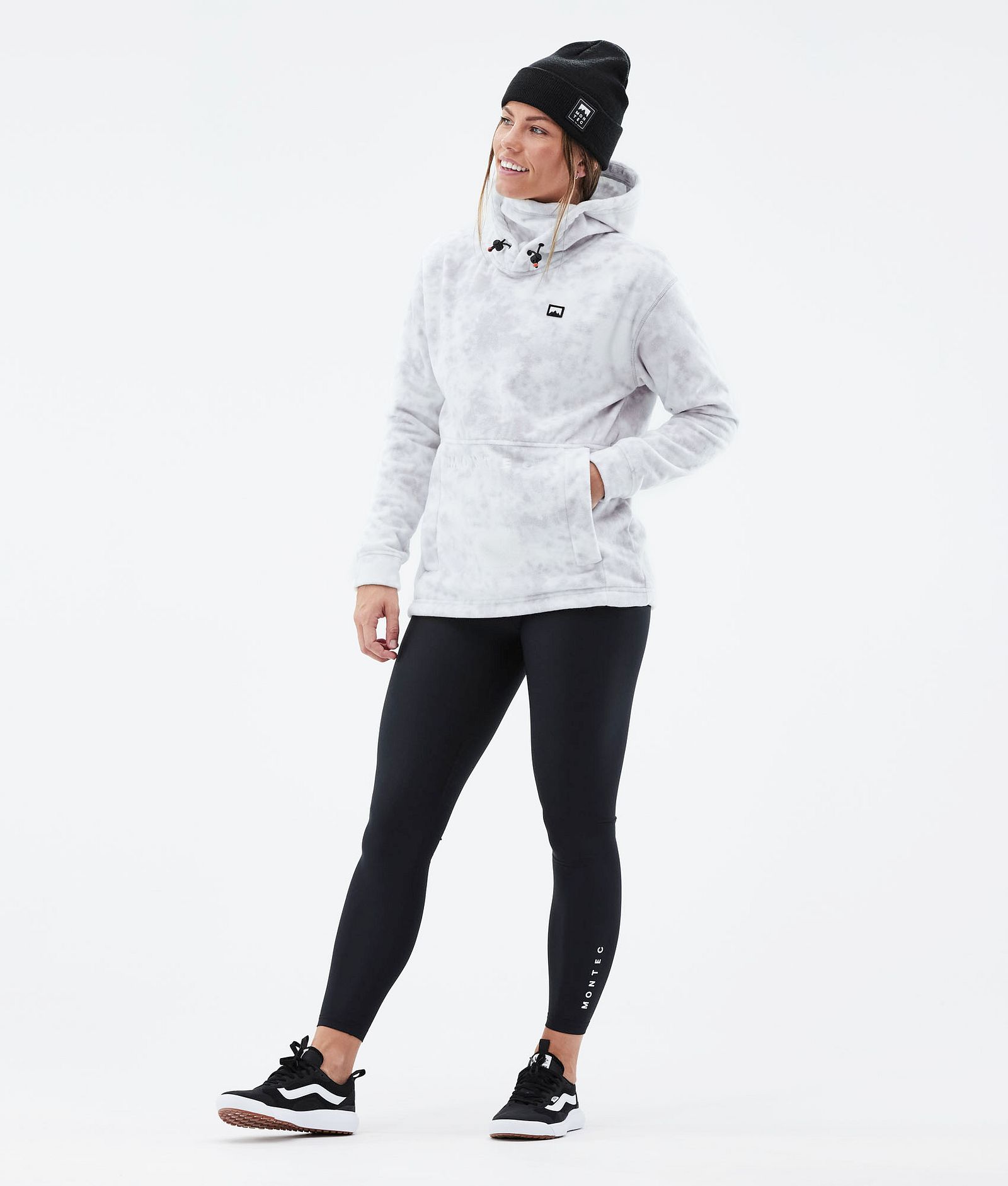 Delta W 2021 Polar con Capucha Mujer White Tiedye, Imagen 4 de 7