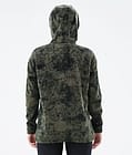 Delta W 2021 Fleecová Mikina s Kapucí Dámské Olive Green Tiedye, Obrázek 3 z 7