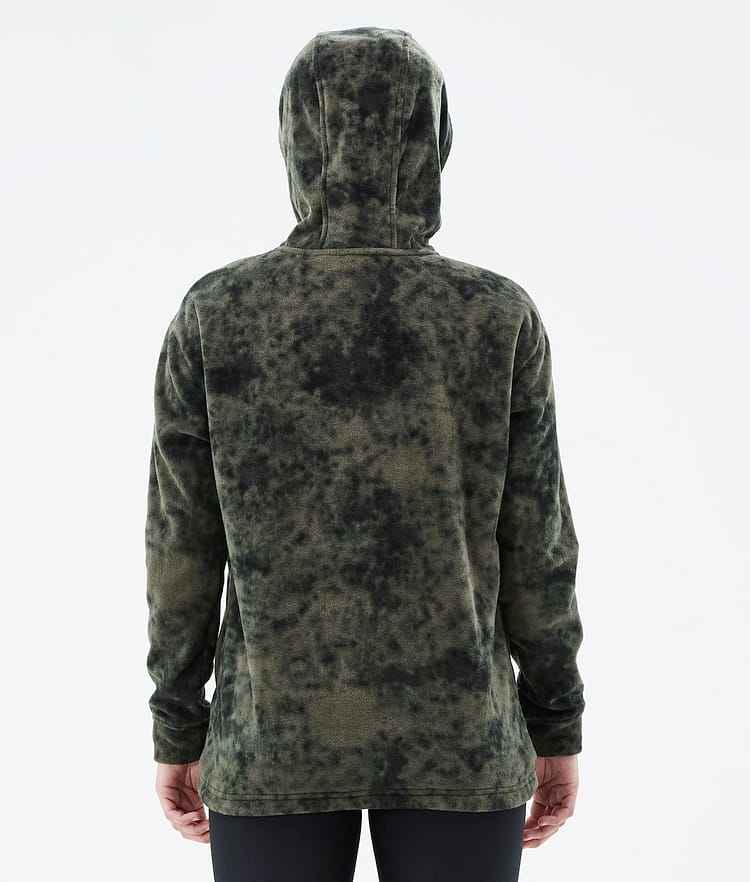Delta W 2021 Polar con Capucha Mujer Olive Green Tiedye, Imagen 3 de 7