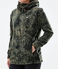 Delta W 2021 Fleecová Mikina s Kapucí Dámské Olive Green Tiedye, Obrázek 7 z 7
