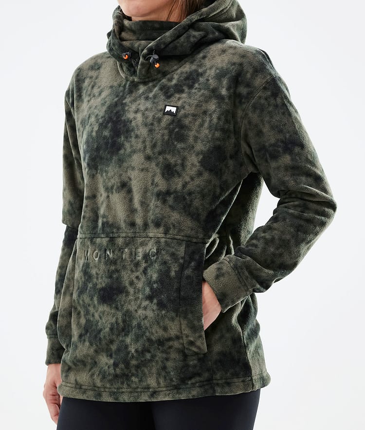 Delta W 2021 Polar con Capucha Mujer Olive Green Tiedye, Imagen 7 de 7