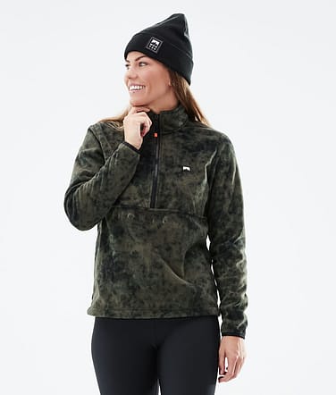 Echo W 2021 Forro Polar Mujer Olive Green Tiedye