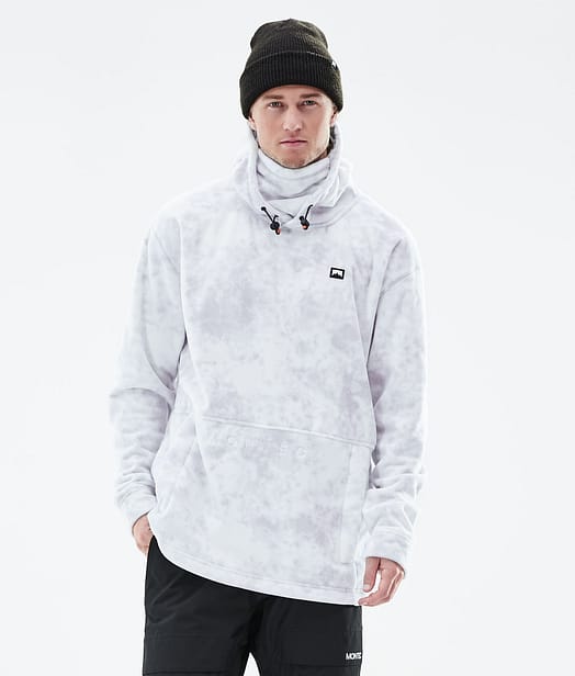 Delta 2021 Fleece Hoodie Men White Tiedye