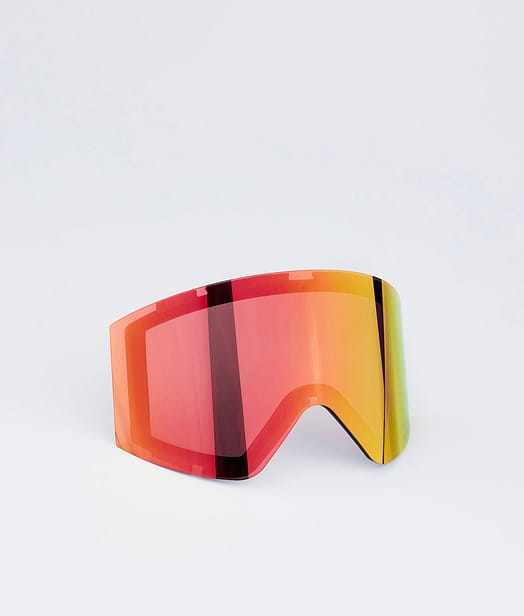 Scope 2021 Goggle Lens Náhradní Skla na Lyžařské Brýle Ruby Red Mirror