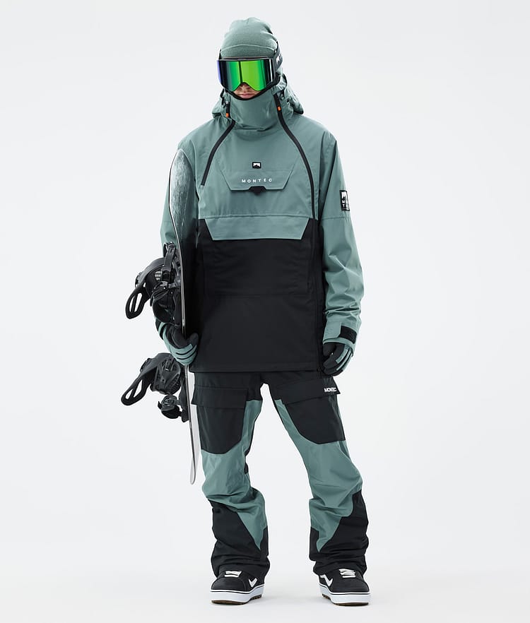 Doom Snowboard Jacket Men Atlantic/Black