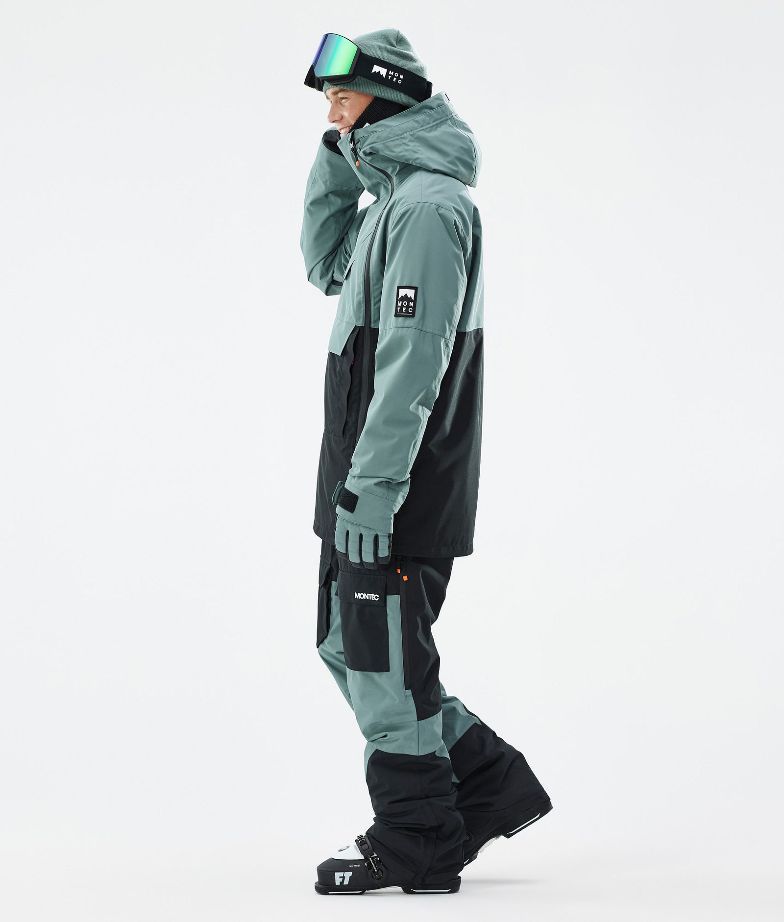 Doom Skijacke Herren Atlantic/Black, Bild 3 von 10