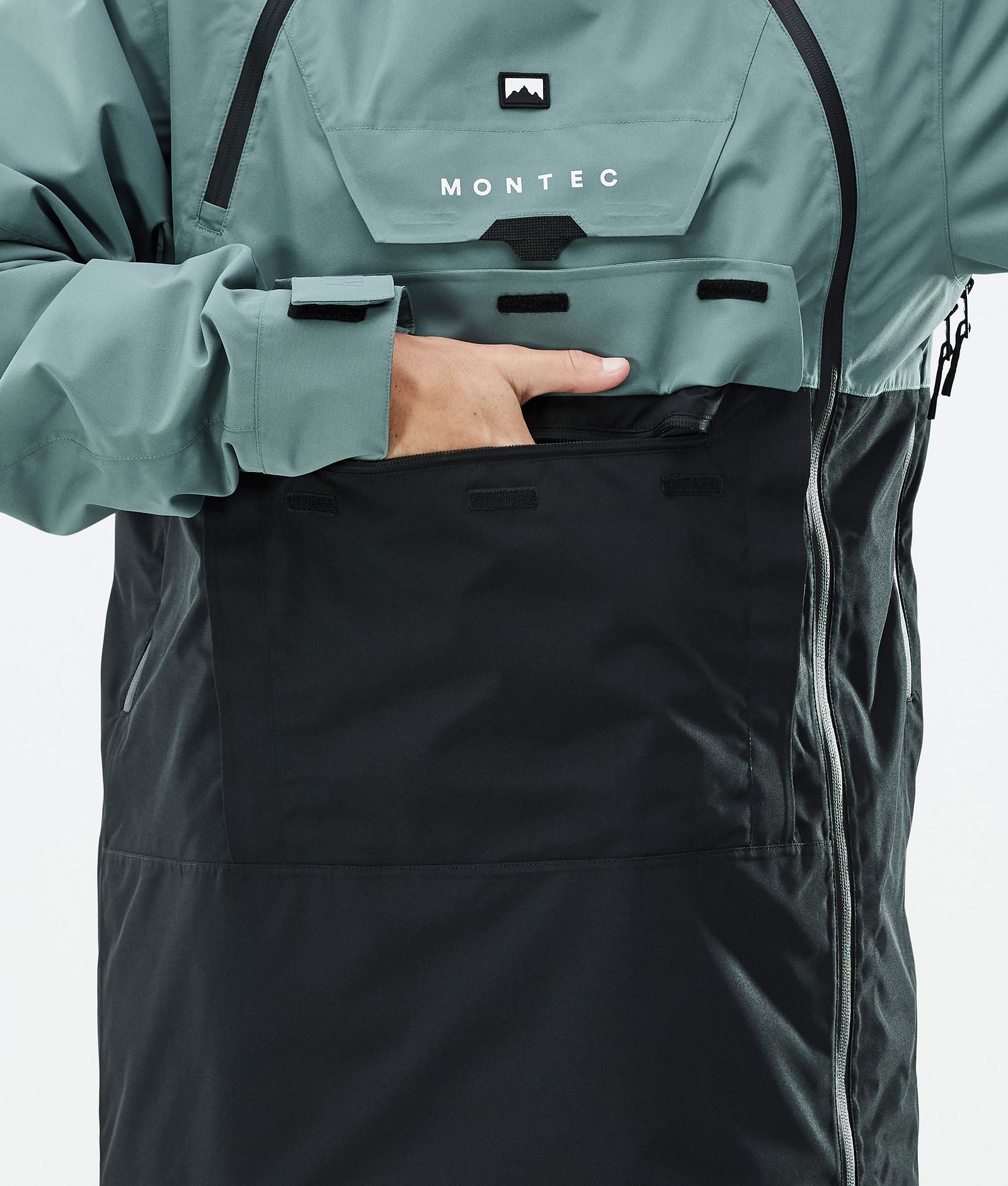 Doom Skijacke Herren Atlantic/Black, Bild 8 von 10