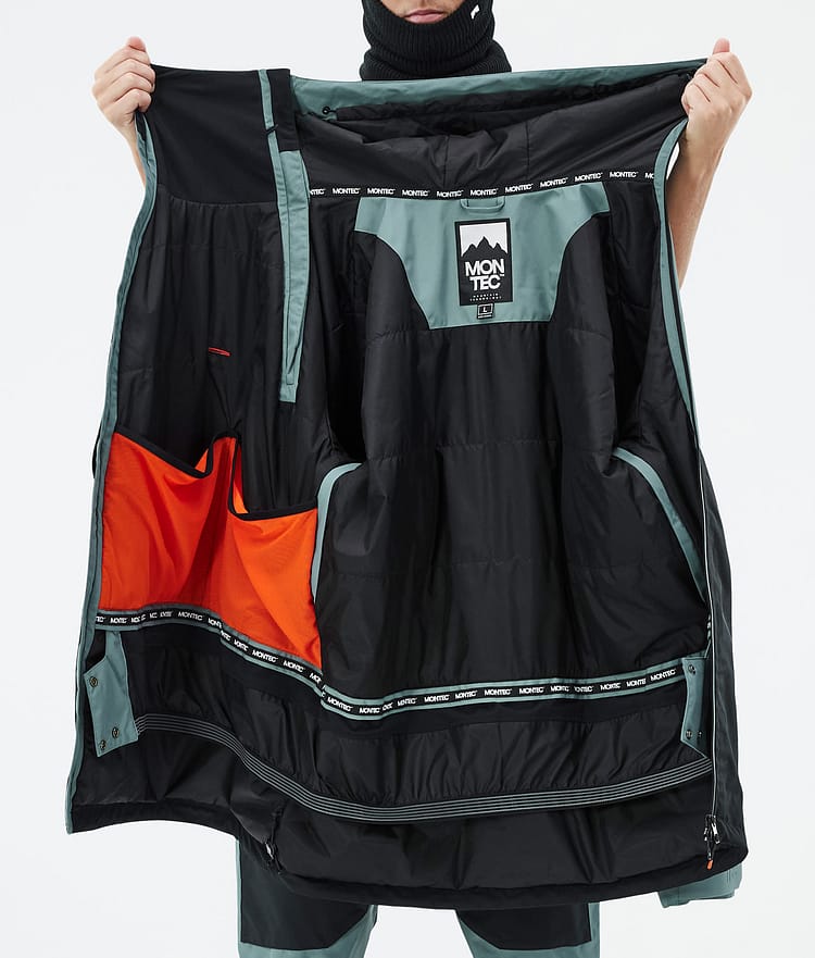 Doom Skijacke Herren Atlantic/Black, Bild 10 von 10