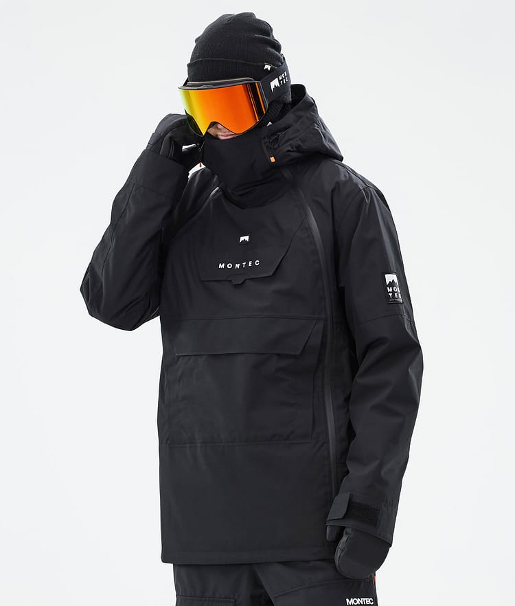 Doom Snowboard Jacket Men Black Renewed