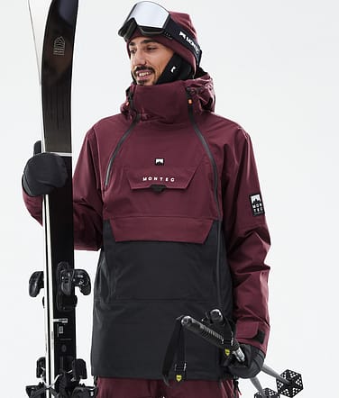 Doom Skijacke Herren Burgundy/Black