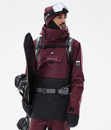 Doom Snowboardjakke Herre Burgundy/Black