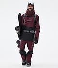 Doom Snowboard Jacket Men Burgundy/Black