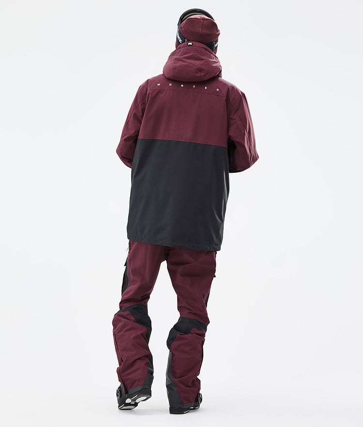 Doom Skijacke Herren Burgundy/Black