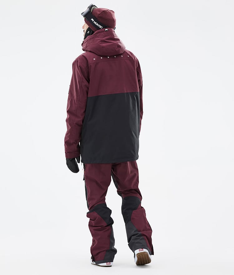 Doom Kurtka Snowboardowa Mężczyźni Burgundy/Black