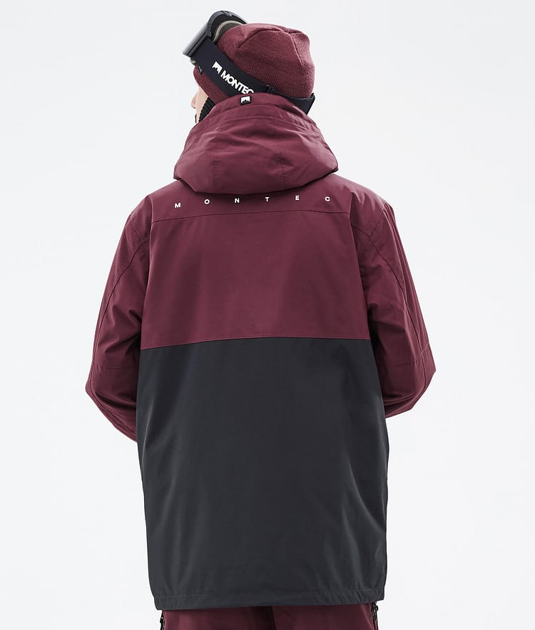 Doom Ski jas Heren Burgundy/Black