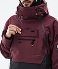 Doom Snowboard Jacket Men Burgundy/Black, Image 10 of 11