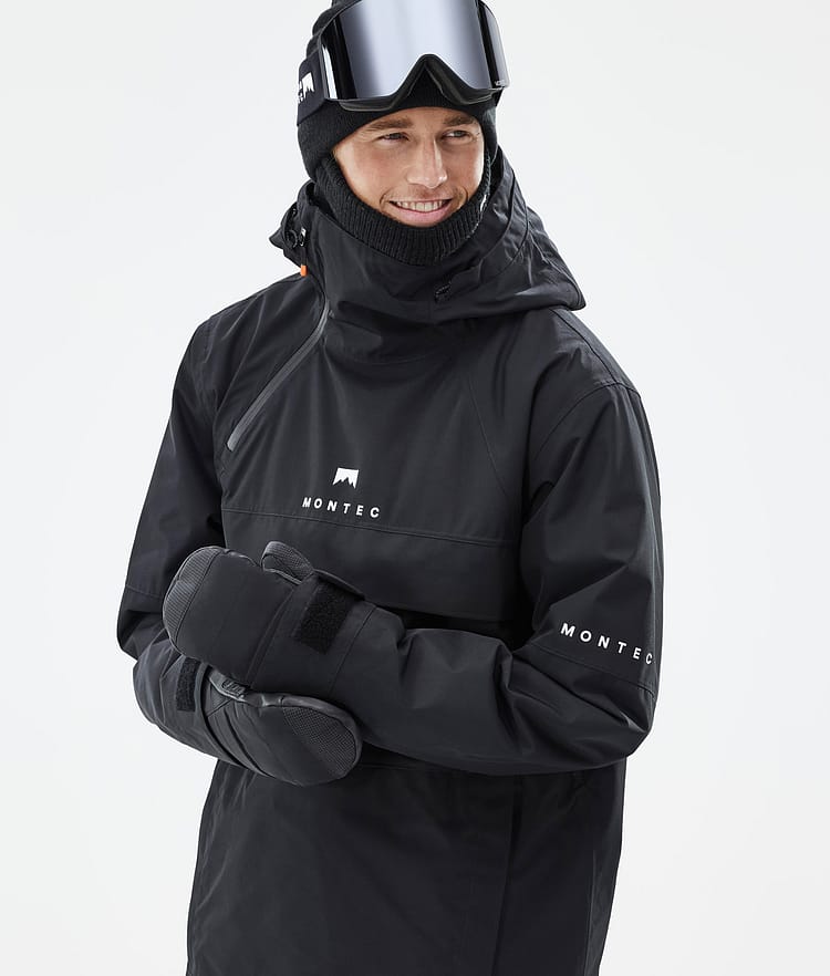 Montec Dune Snowboard Jacket Men Black | Montecwear.com