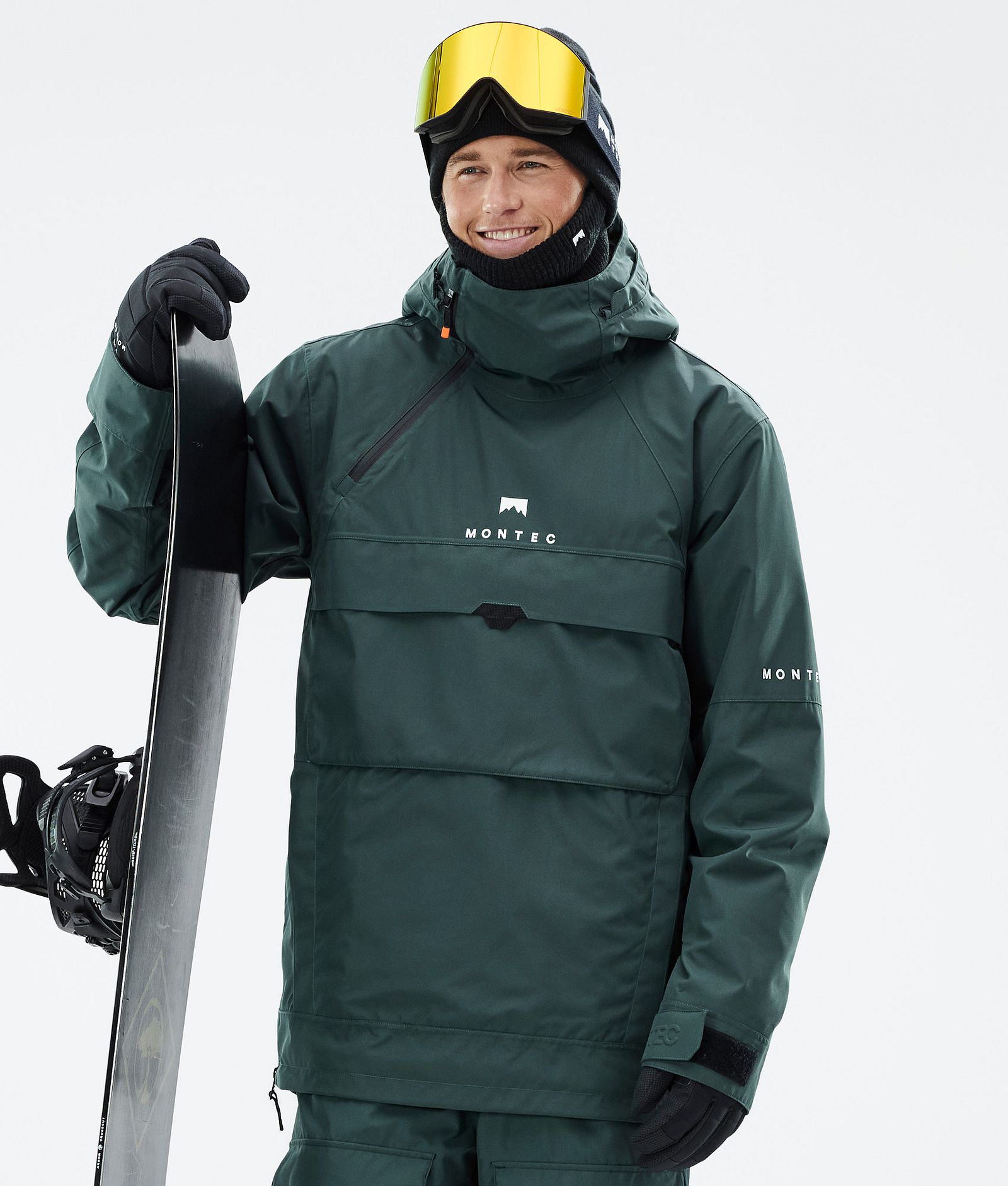 Montec Dune Chaqueta Snowboard Hombre Atlantic/Black - Verde