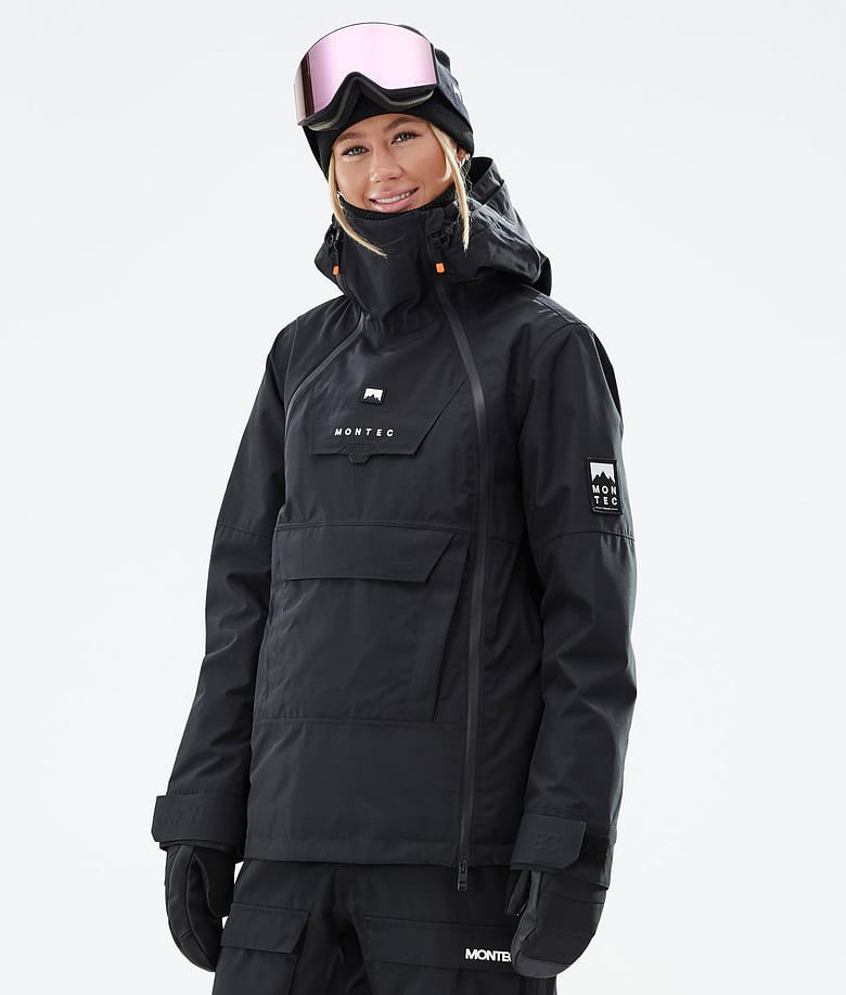 Montec Doom W Women's Snowboard Jacket Black | Montecwear.com