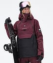 Doom W Bunda na Snowboard Dámské Burgundy/Black