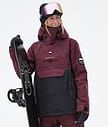 Doom W Chaqueta Snowboard Mujer Burgundy/Black