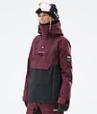 Doom W Veste de Ski Femme Burgundy/Black