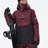Montec Doom W Women's Snowboard Jacket Burgundy/Black