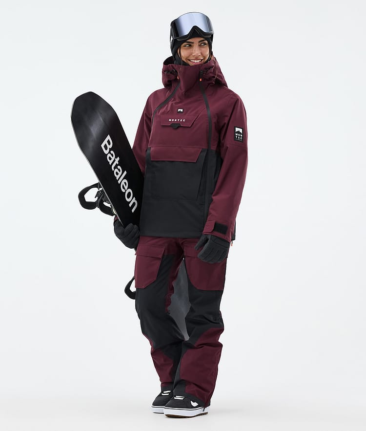 Doom W Snowboard Jacket Women Burgundy/Black, Image 3 of 11