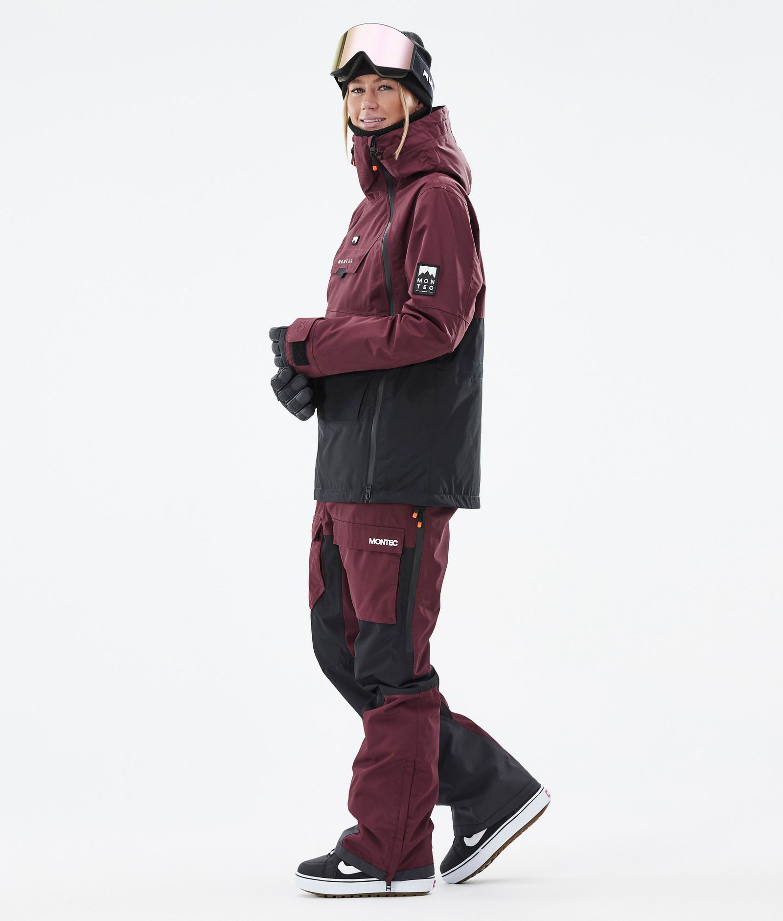 Doom W Snowboard Jacket Women Burgundy/Black, Image 4 of 11