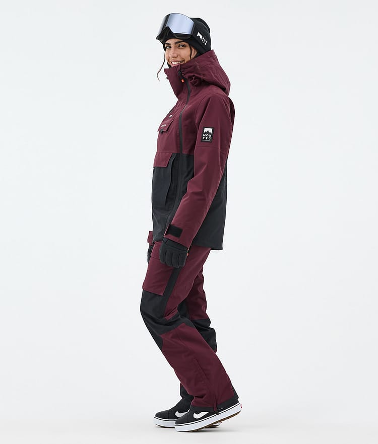 Doom W Snowboard Jacket Women Burgundy/Black, Image 4 of 11