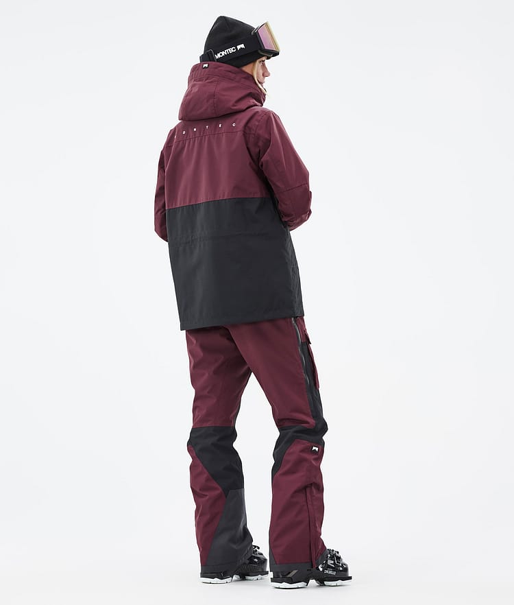 Doom W Skijacke Damen Burgundy/Black