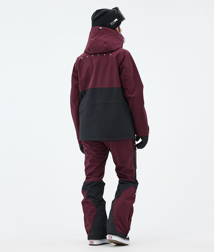 Doom W Snowboard Jacket Women Burgundy/Black, Image 5 of 11