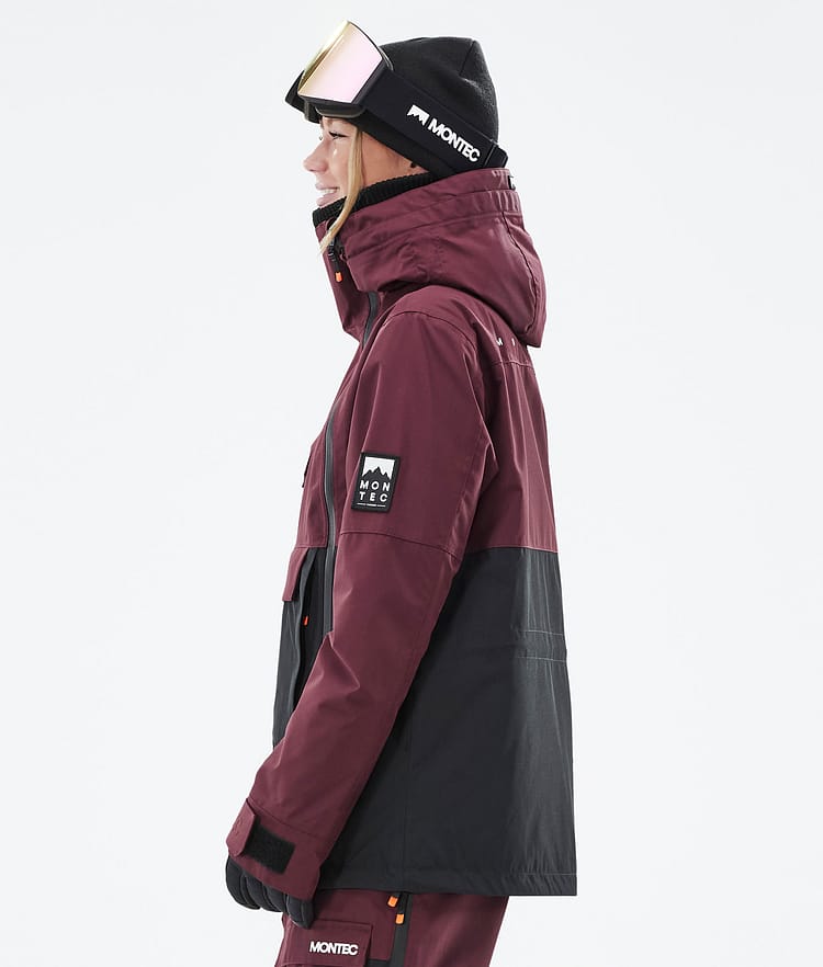 Doom W Giacca Snowboard Donna Burgundy/Black Renewed, Immagine 6 di 11