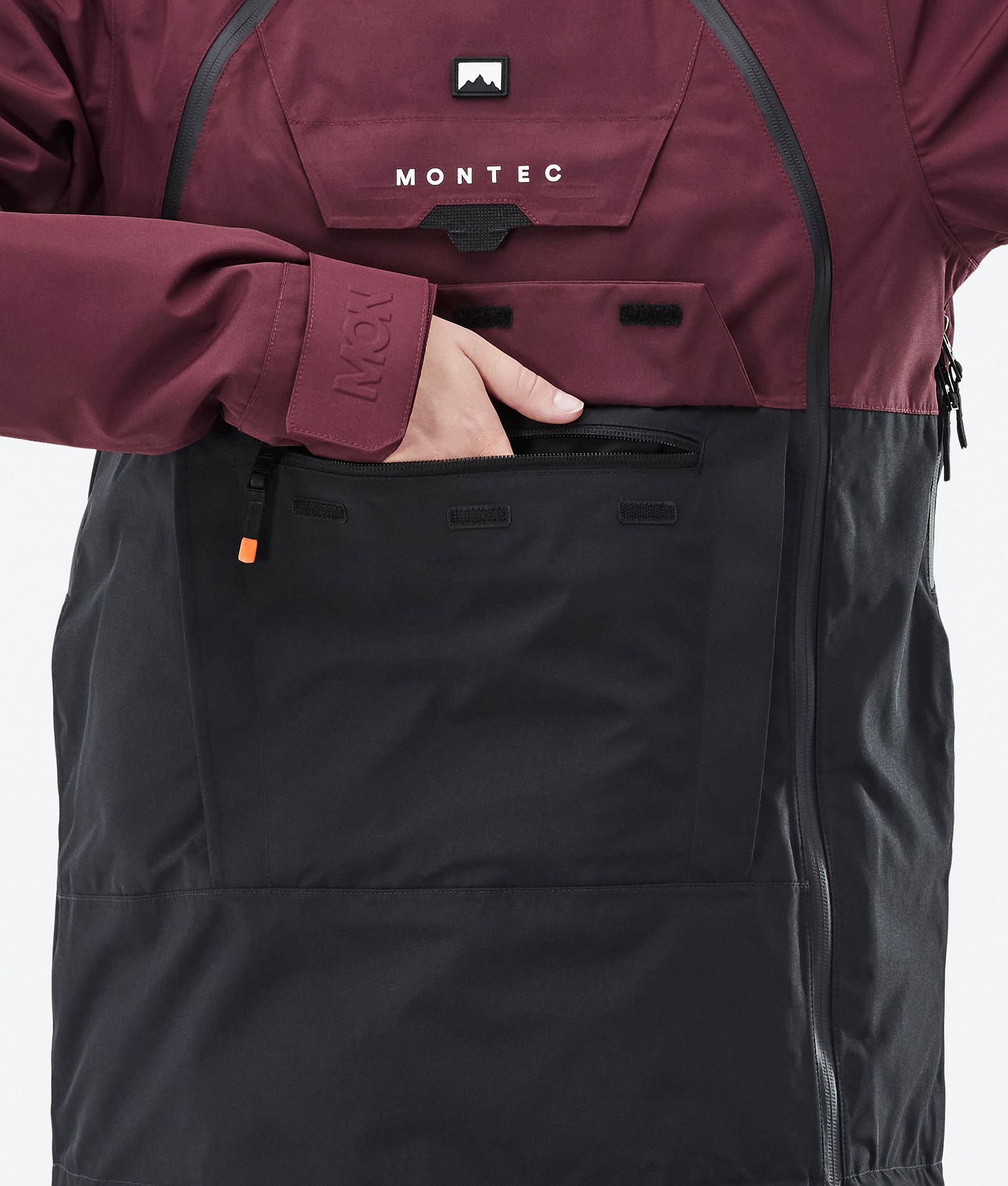 Doom W Snowboard Jacket Women Burgundy/Black, Image 9 of 11