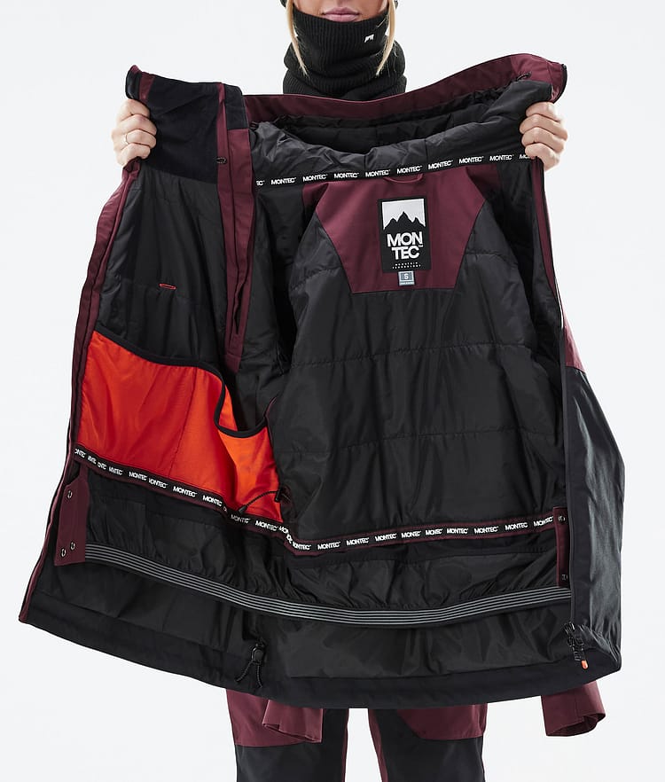 Doom W Snowboard Jacket Women Burgundy/Black Renewed