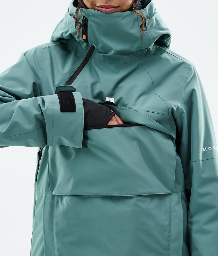 Dune W Ski Jacket Women Atlantic, Image 9 of 9