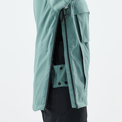 Side Zipper with Inner Placket Main Product Details Image,