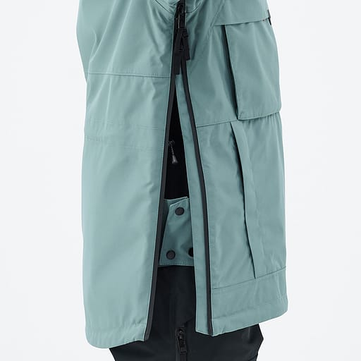 Side Zipper with Inner Placket Main Product Details Image,