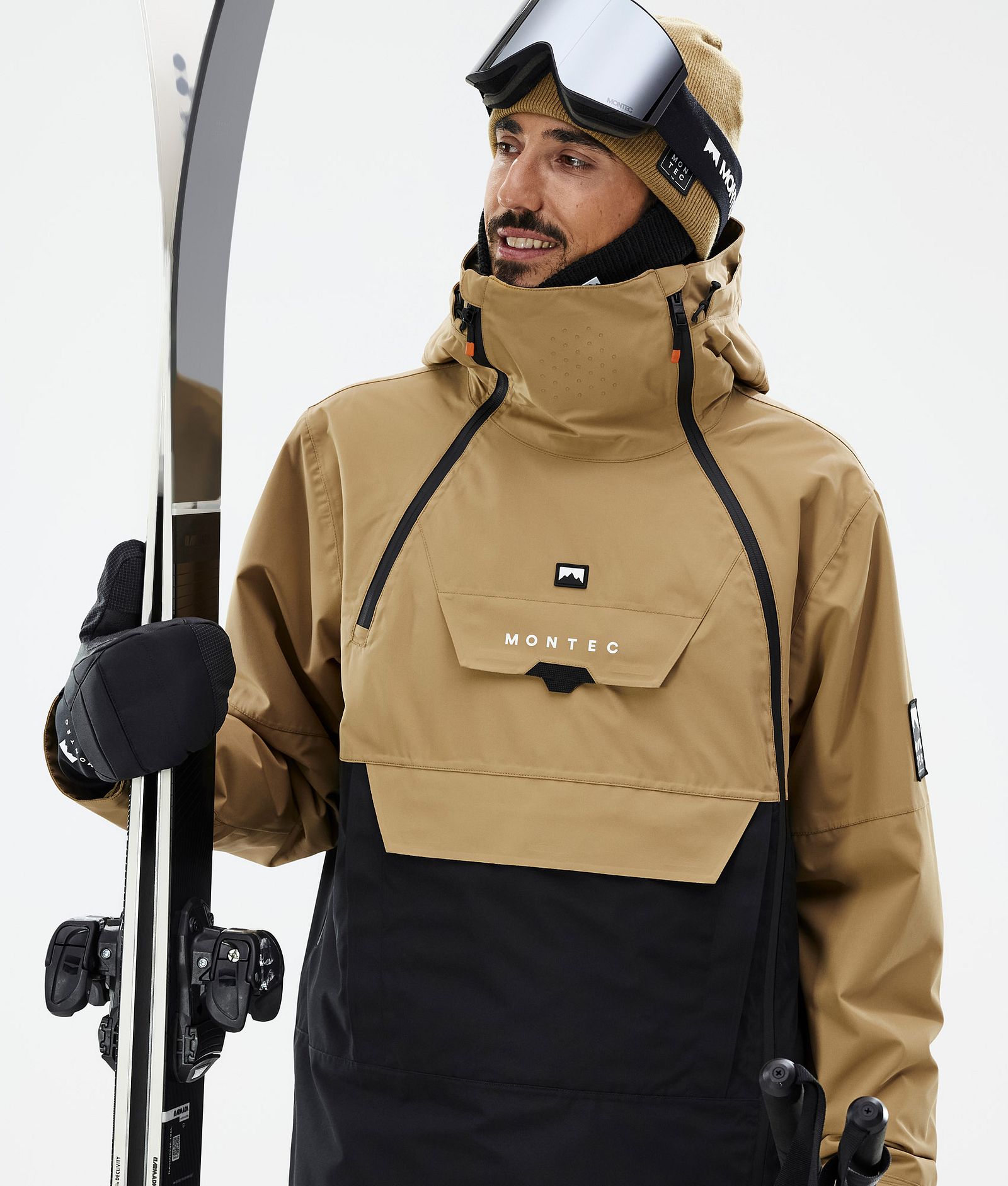 Doom Skijacke Herren Gold/Black, Bild 2 von 11