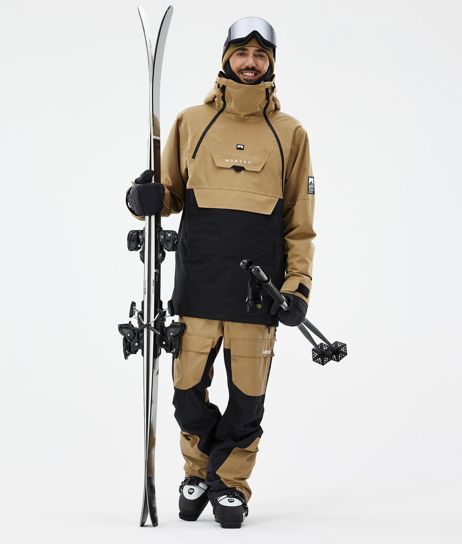 Doom Veste de Ski Homme Gold/Black, Image 3 sur 11