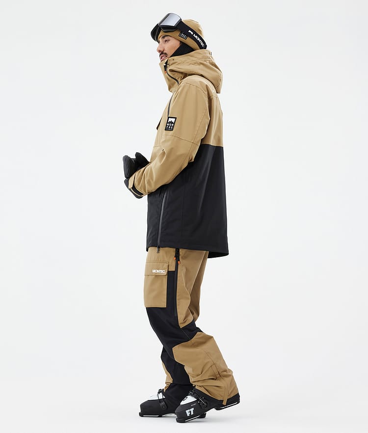 Doom Skijacke Herren Gold/Black, Bild 4 von 11